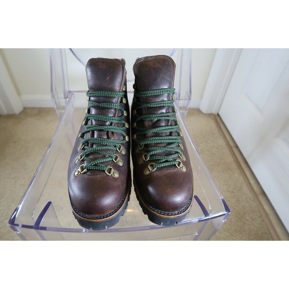Ralph Lauren Polo Vintage 8.5M Leather Mountaineering Hiking Boots Alpine Trail - Picture 5 of 12